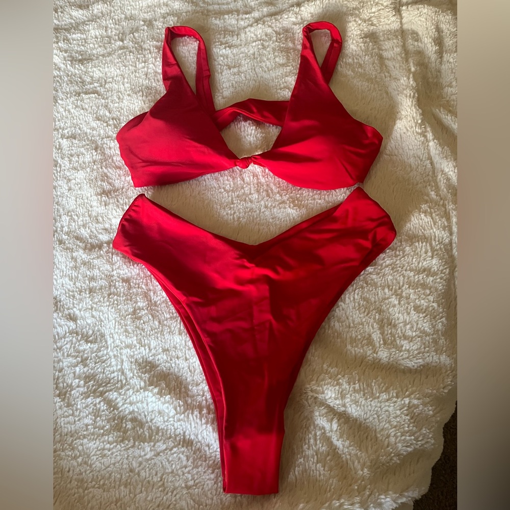 Red Bikini Set
